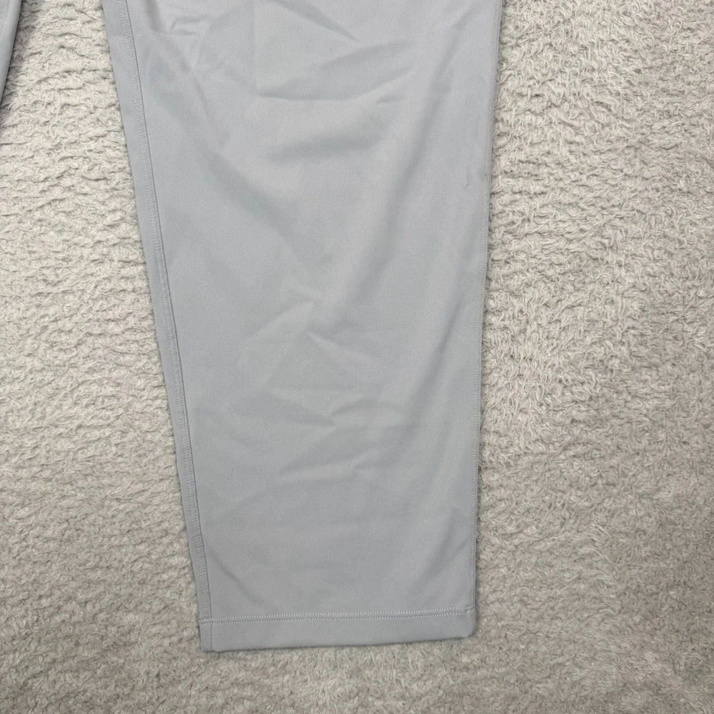 Lululemon Stretch High-Rise‎ Trouser Grey Drawstring Tapered Pants Womens 12
